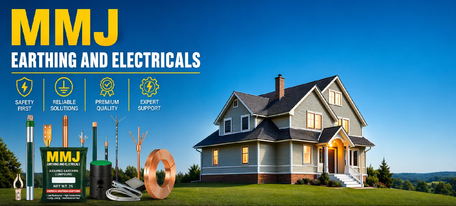 Raceway earthing materials Manufacturers in  Ghaziabad